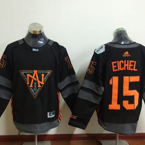 NHL Buffalo Sabres #15 Eichel Black World Cup Jersey