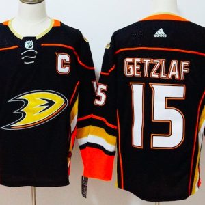 Adidas NHL Anaheim Ducks #15 Getzlaf Black Jersey