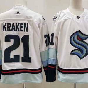 NHL Seattle Kraken #21 Kraken White Adidas Jersey