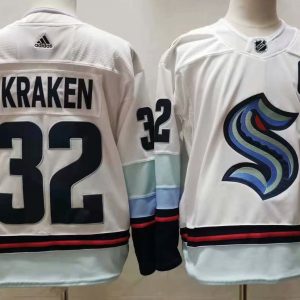 NHL Seattle Kraken #32 Kraken White Stitched Adidas Jersey