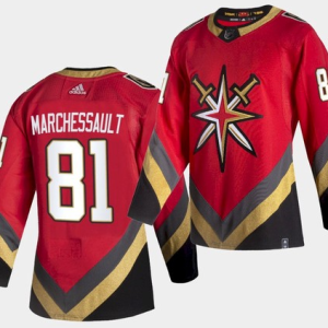 NHL Vegas Golden Knights#81 Jonathan Marchessault Red 2020 New Adidas Jersey