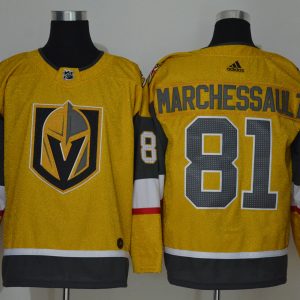 Men's Vegas Golden Knights #81 Marchessault Gold 2020/21 Alternate Premier Breakaway Jersey