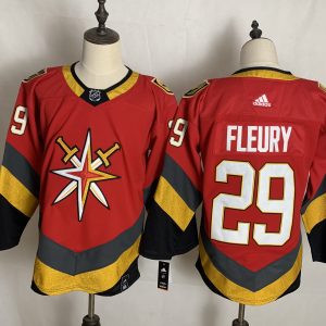 NHL Vegas Golden Knights #29 Marc-Andre Fleury Red 2020 New Adidas Jersey