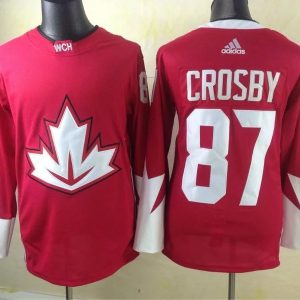 NHL Canada #87 Crosby Red Jersey