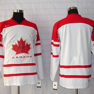 NHL Team Canada Blank White Jersey
