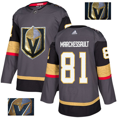 Vegas Golden Knights 81 Jonathan Marchessault Gray With Special Glittery