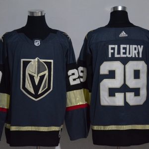 Adidas Men's Vegas Golden Knights #29 Fleury Grey Hockey Jersey