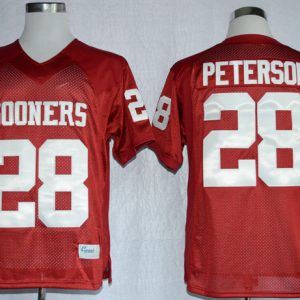 Nike Oklahoma Sooners #28 Adrian Peterson Red Jersey