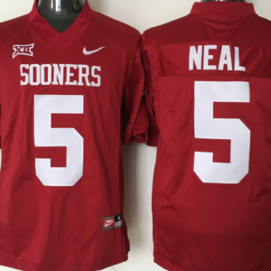 NCAA Oklahoma Sooners #5 Neal Red 2016 Jersey