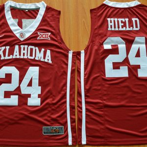 2016 Oklahoma Sooners Buddy Heild 24 Hype Elite College Basketball Jersey - Red