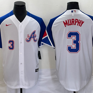 MLB Atlanta Braves #3 Dale Murphy White 2023 City Connect Cool Base With Patch Jersey