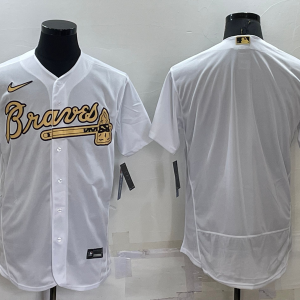 MLB Atlanta Braves Blank 2022 All-Star White Flex Base Elite Jersey
