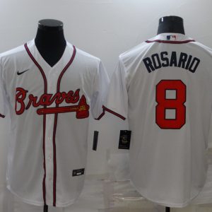 MLB Atlanta Braves #8 Rosario White Game Nike Jersey
