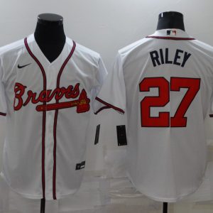 MLB Atlanta Braves #27 Riley White Game Nike Jersey