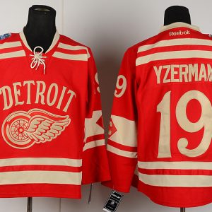 2014 NHL Reebook Detroit Red Wings #19 Yzerman Red Jersey