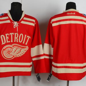 2014 new Detroit Red Wings #0 Blank Red Jersey