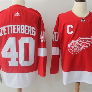 Adidas NHL Detroit Red Wings #40 Zetterberg Red Jersey