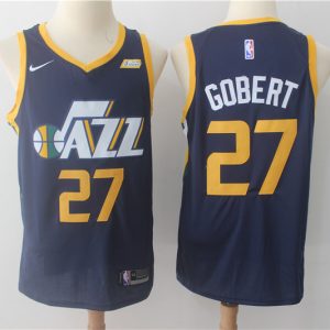 Nike NBA Utah Jazz #27 Gobert Blue Jersey