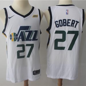 Nike NBA Utah Jazz #27 Gobert White Jersey