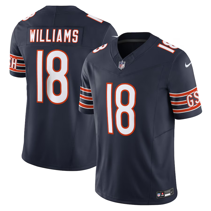 Caleb Williams Navy Chicago Bears Vapor F.U.S.E. Limited Jersey