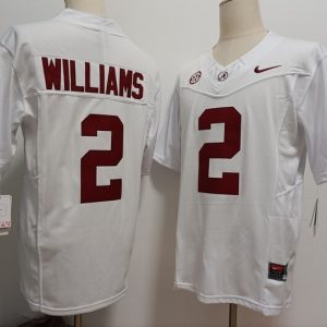 Alabama Crimson Tide #2 Ryan Williams White jersey