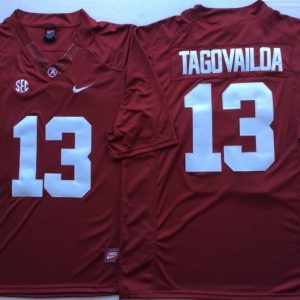 Alabama Crimson Tide Red #13 TAGOVAILOA_1 jersey