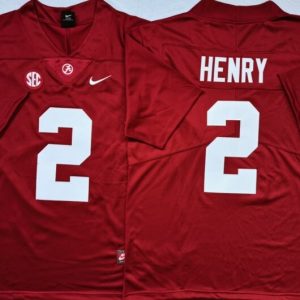 Alabama Crimson Tide Red #2 HENRY jersey