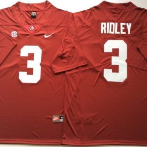 Alabama Crimson Tide Red #3 RIDLEY jersey