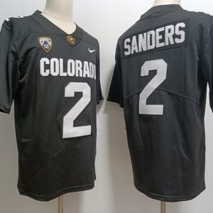 COLORADO BUFFALOES#2 Shedeur Sanders Black jersey
