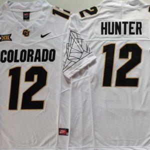 COLORADO BUFFALOES White #12 HUNTER jersey