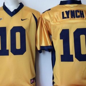 California Golden Bears YELLOW #10 Lynch jersey
