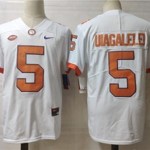 Clemson Tigers #5 UIAGALELEI White jersey