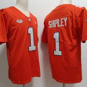 Clemson Tigers  #1 Shipley Orange jersey