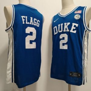 Duke Blue Devils Basketball  #2 2 Cooper Flagg Blue jersey