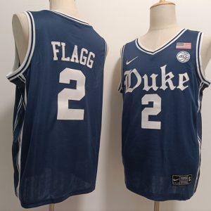 Duke Blue Devils Basketball  #2 2 Cooper Flagg Deep Blue Bloodbath Edition jersey