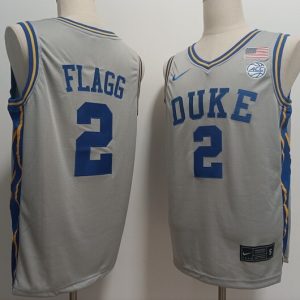 Duke Blue Devils Basketball  #2 2 Cooper Flagg Gray jersey