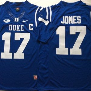 Duke Blue Devils Blue #17 JONES Blue jersey