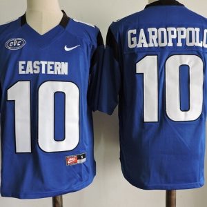 Eastern Illinois Panthers #10 Garoppolo Blue jersey