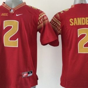 Florida State Seminoles #2 Sanders Red jersey