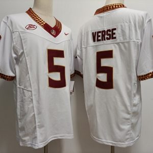 Florida State Seminoles #5 Jared Vers White jersey