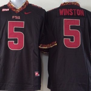 Florida State Seminoles #5 Winston Black jersey