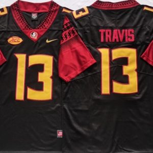 Florida State Seminoles Black #13 TRAVIS_1 jersey