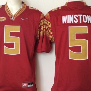 Florida State Seminoles Red #5 Winston jersey