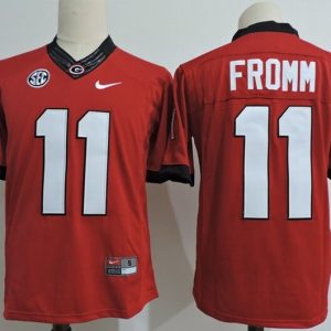 Georgia Bulldogs #11 Fromm Red jersey