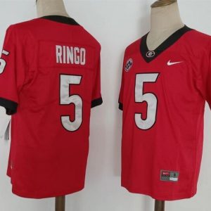 Georgia Bulldogs #5 Ringo Red jersey