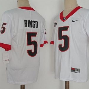 Georgia Bulldogs #5 Ringo White jersey