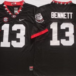 Georgia Bulldogs Black #13 name BENNETT jersey