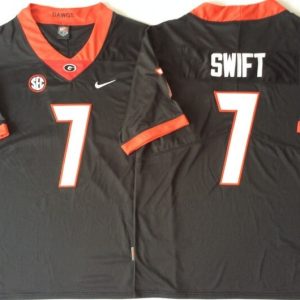 Georgia Bulldogs Black #7 SWIFT jersey