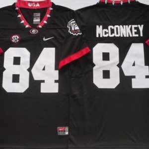 Georgia Bulldogs Black 84 McCONKEY jersey