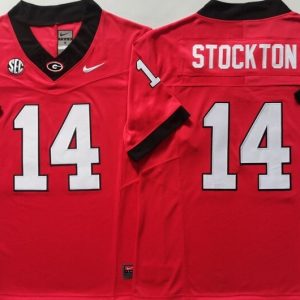 Georgia Bulldogs Red #14 STOCKTON jersey